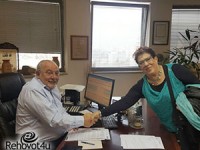 ראש העיר נפגש עם נשיאת ארגון 'הדסה' בישראל הנבחרת