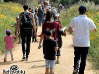 צעדת האביב בחול המועד: צועדים בסימן 70 לישראל