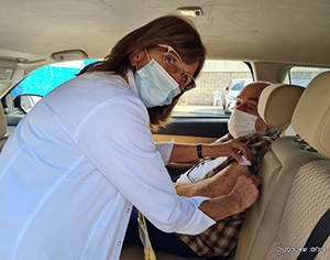 מאוחדת קיימה מבצע מיוחד חיסוני שפעת לניצולי שואה וקשישים