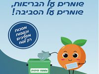 קמפיין חדש: לא להשלכת מסיכות וכפפות במרחב הציבורי